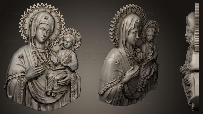3D модель Икона Божией Матери (STL)